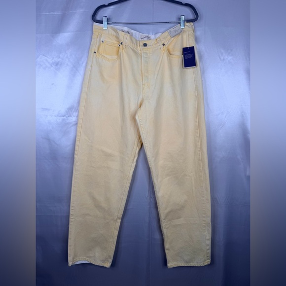 Universal Thread Denim - Universal Thread 90s Baggy High Rise Jeans Yellow 16S Short Vintage Fit
